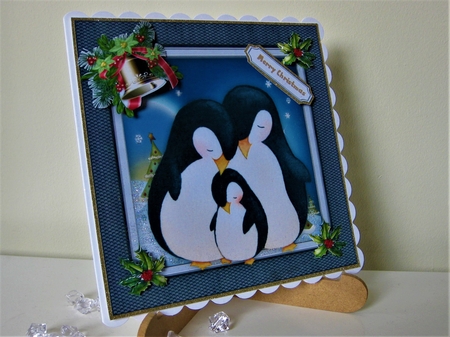 Penguin Cuddles by Pat Mottram
