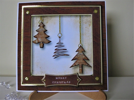 Rusty Steampunk Christmas Tree Baubles by Pat Mottram