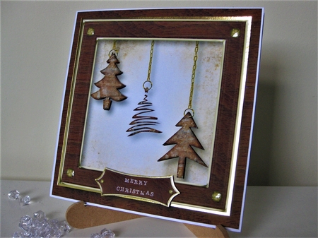 Rusty Steampunk Christmas Tree Baubles by Pat Mottram