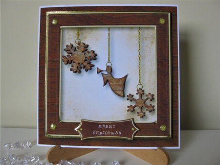 Rusty Steampunk Snowflake Baubles by Pat Mottram
