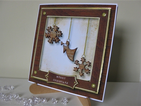 Rusty Steampunk Snowflake Baubles by Pat Mottram