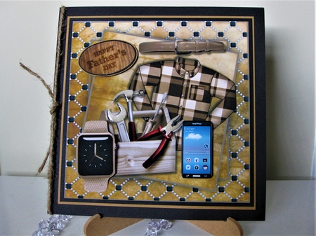 Male Card  Fathers Day by Pat Mottram