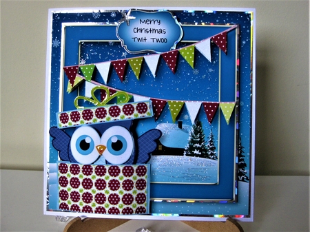 Christmas Owl - Surprise! by Pat Mottram