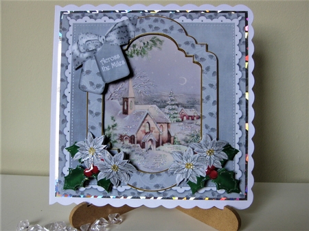 Christmas Day Church Across the Miles Fancy 8in Step by Step by Pat Mottram