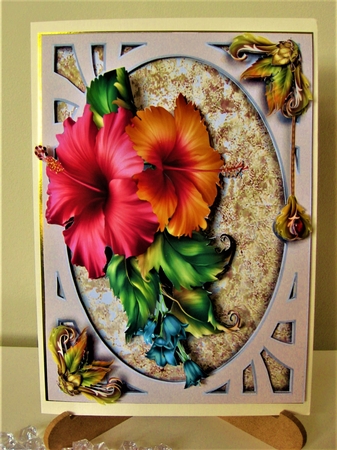 Flower Stem Hibiscus by Pat Mottram