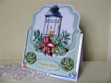 Over The Edge, Christmas Lantern by Pat Mottram