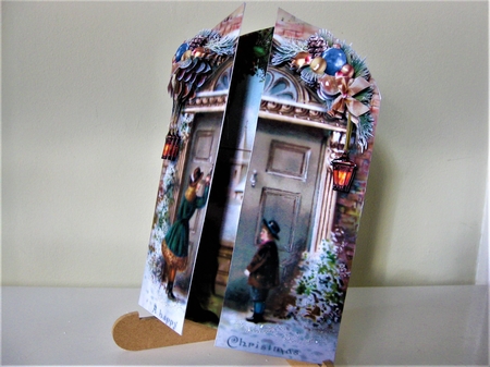 Panoramic Christmas - Victorian fold out Christmas by Pat Mottram