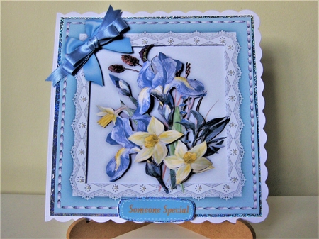 Beautifl Spray of Summer Irises by Pat Mottram