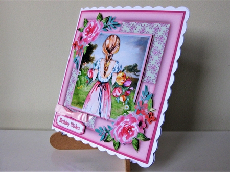 Beautiful Tulip Girl by Pat Mottram