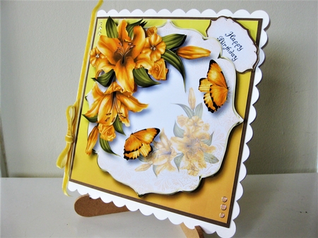 Lovely Lily - Sunshine Yellow by Pat Mottram