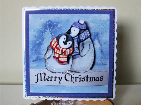 Merry Christmas Penquins by Pat Mottram