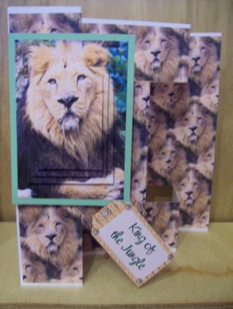 Lion Father's Day / King of the Jungle Card Front Featured Gallery Photo