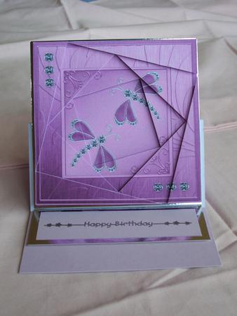  Diamante Dragonflies - Twisted Spiral Side Stacker by Patricia Blackburn