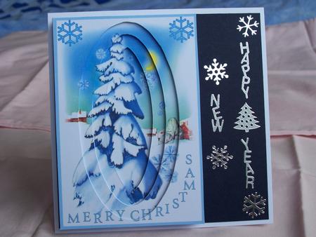 Deep Mid Winter Tunnel Topper by Patricia Blackburn