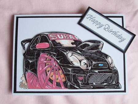 Pink & Black Subaru Step by Step by Patricia Blackburn
