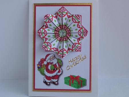 Christmas Teabag Topper Card Front by Patricia Blackburn