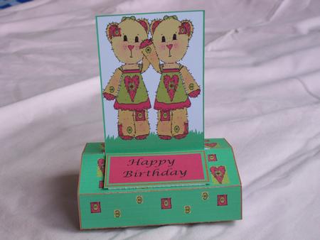 Pop-up Bear Card by Patricia Blackburn