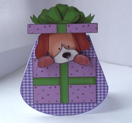I'ts a Dogs Life -wobble Card by Patricia Blackburn