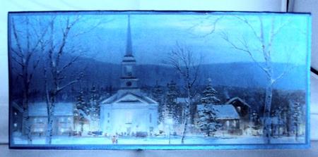 Christmas Church Dl a Card in One by Patricia Clayton