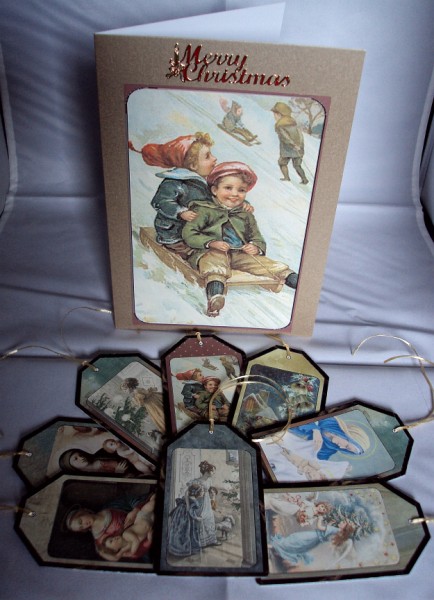 Vintage Christmas Tags by Patricia Clayton
