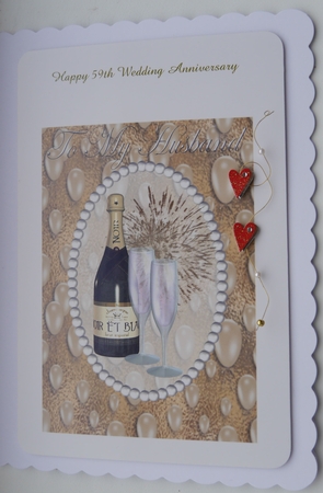 A4 Happy Gold Anniversary to My Husband by Patricia Holt
