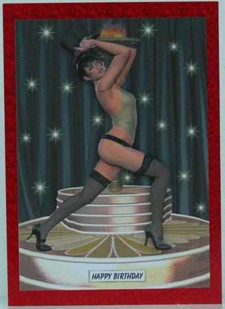 Cabaret Star Large Decoupage Kit by Patricia Holt