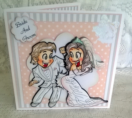 The Wedding Dance Card Front Kit by Patricia Logan