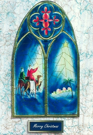 Stained Glass Festive Window Mini Kit by Patricia Logan