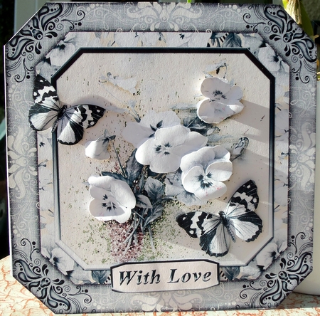 Shape Cardtopper 340 Grey by Patricia Logan