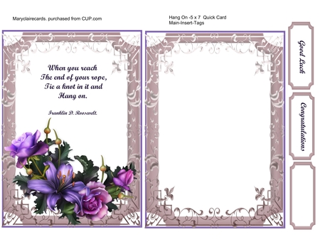 Natural Faux Inked Edge Sentiment Tag by Patricia Logan