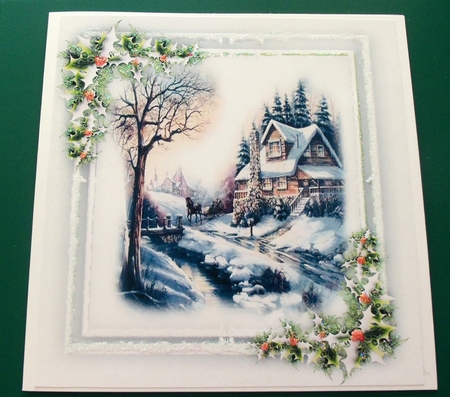 Beautiful Christmas Snow Scene by Patricia Logan