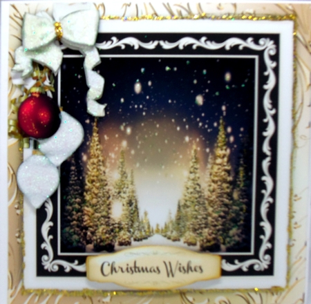 Beautiful Golden Christmass Trees s by Patricia Logan