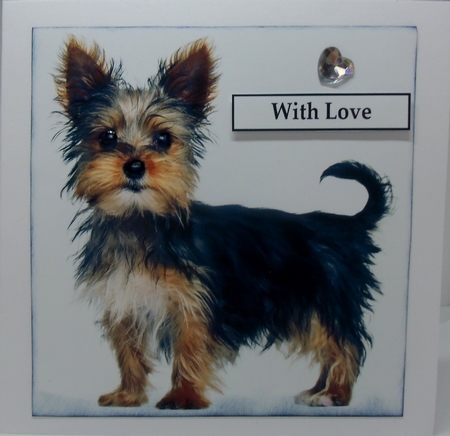 Yorkshire Terrier A5 Quick Card by Patricia Logan