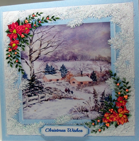 Snow Covered Village  by Patricia Logan