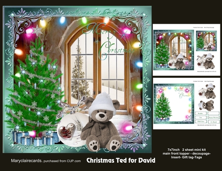 Xmas bears 1 by Patricia Logan