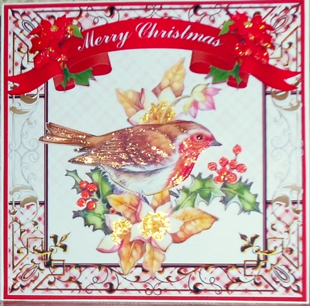 Little Robin Red Breast Decoupage 3 by Patricia Logan