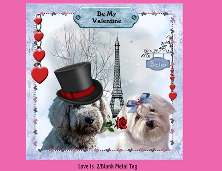 Metal Tag Blank by Patricia Logan