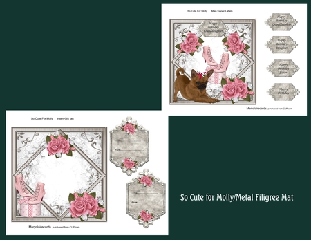 Metal Filigree Mat by Patricia Logan