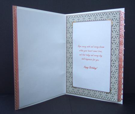 White Roses on a Lace Fan A5 Insert Sheet by Patricia Margaret Lewis