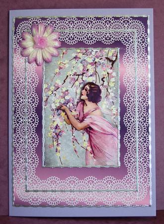 Metalic Pinks Toppers by Patricia Margaret Lewis