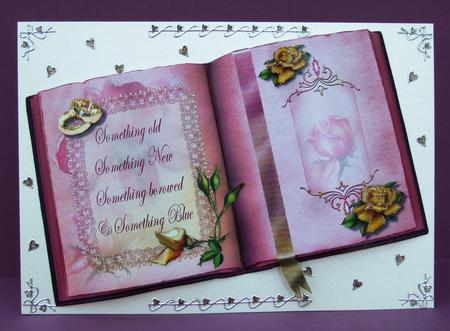 Something Old - decoupage Quick Card Front by Patricia Margaret Lewis