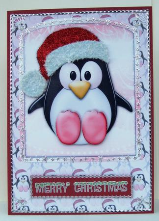 The Little Christmas Penguin Backing Sheet 1 by Patricia Margaret Lewis