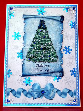 Blue Christmas Tree by Patricia Margaret Lewis