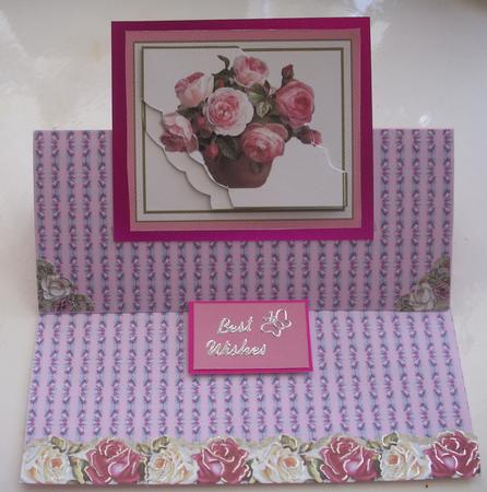 Victoriana Floral Style Over the Edge Design Sheet by Patricia Skinner