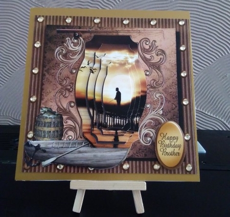 Sunset Fishing Pyramage Mini Kit by Patricia Taylor