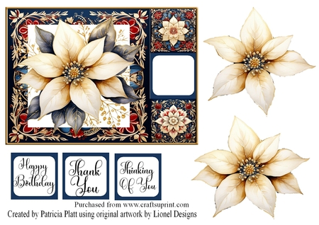 Pretty poinsettia 1 by Patricia Platt