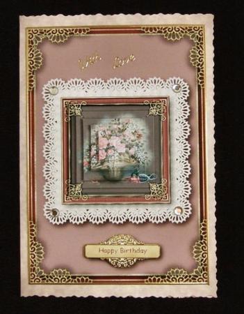 Floral Celebration Card Front by Patricia Platt