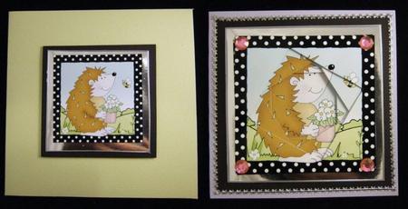 Cute Hedgehog Twisted Tunnel Topper by Patricia Platt