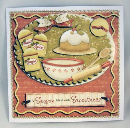 A Season Filled with Sweetness Christmas Card Front by Patricia Platt