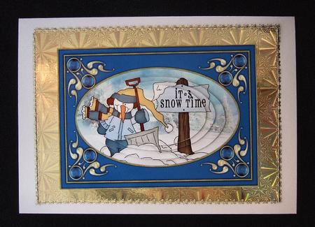 Snowtime Quick Card by Patricia Platt